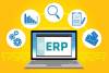 erp enterprise resource planning vector illustration concept